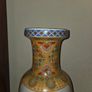 Large Antique Hand Painted Chinese Vase Image 4