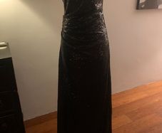 sequin evening dress