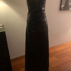 sequin evening dress