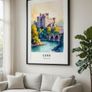 Cork Wall Art print, Travel Art Poster Image 2