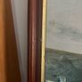Vintage Oil Painting on Board of Boats in a Harbour Image 5