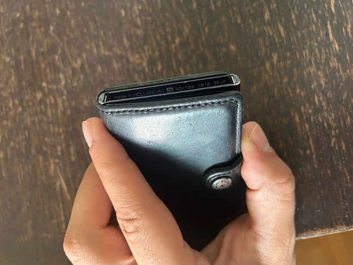 Secrid Slimwallet RFID Wallet Black Smooth Leather