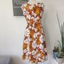 VINTAGE 1960s Royal Hawaiian floral cotton mini dress S M 10 12 1960s Made in Hawaii Image 3