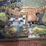Old Pub Bar Heineken's Advertising Mirror featuring colorful lithographic illustrations Image 5