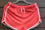Coral athletic cotton shorts size 10