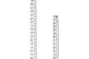 Claire's Girls and Womens Long Jewelled Drop Earrings in Silver-free postage !
