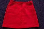 Red Skirt   Size 10