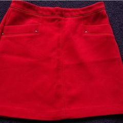 Red Skirt   Size 10