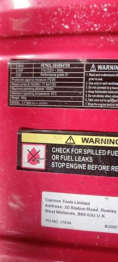 Petrol generator