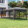 Party Tent with 8 Mesh Sidewalls Anthracite 3x9 m (FREE SHIPPING) Image 2