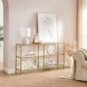 Console table XL Gold glass FREE DELIVERY