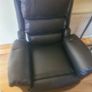 Electric recliner black chair Image 3