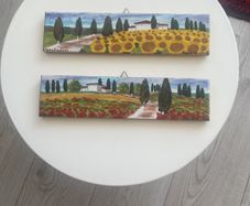 Tuscan Landscapes Hand made Ceramics