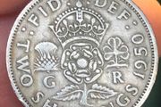 1950 Florin /Two Shillings George VI