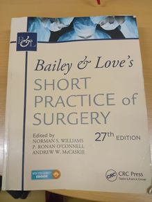 Short practice of surgery 27th edition