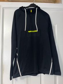 Black and Yellow McKenzie Tracksuit hoodie and tracksuit bottoms size Large