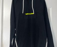 Black and Yellow McKenzie Tracksuit hoodie and tracksuit bottoms size Large