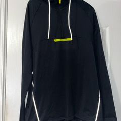 Black and Yellow McKenzie Tracksuit hoodie and tracksuit bottoms size Large