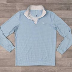Rhoback Houndstooth Half Zip Golf Jumper Mens S/M