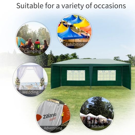 6x3 m Gazebo Marquee-Green (FREE SHIPPING)