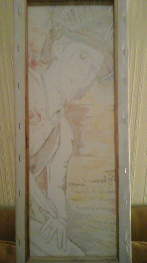 Acrylic On Canvas Painting.