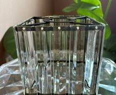 Modern Glass & Metal Lamp Shade