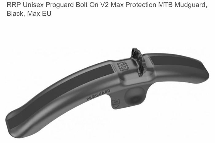 RRP ProGuard bolt on V2 Max front mud guard