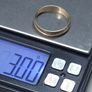 Vintage 9ct Gold Wedding Band Ring 375 Hallmarked Milgrain Edges Size 67 Image 7