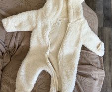 Baby teddy pramsuit