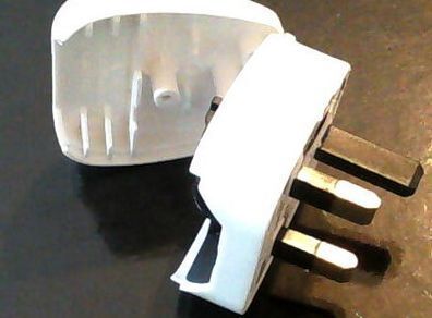 NEW plug adapter - converts Europlug to Irish 3-pin