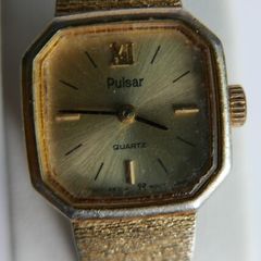 Pulsar Quartz Classic Women's Gold Tone Watch 19mm Y481-5130 New Batt