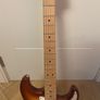 sunburst squier Stratocaster with case and whammy bar Image 3