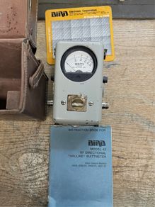 Vintage Bird Model 43 RF Thruline Wattmeter