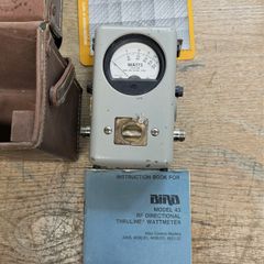 Vintage Bird Model 43 RF Thruline Wattmeter