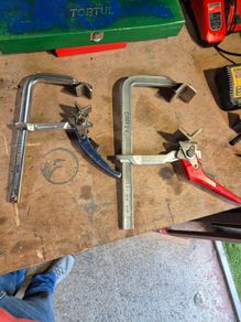 Pipefitter ratchet clamps