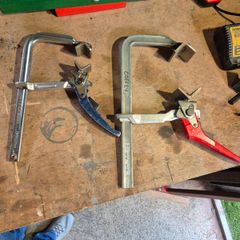 Pipefitter ratchet clamps