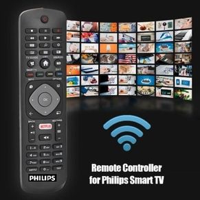 Philips Television Remote Control Replacement Accessories for PHILIPS TV with NETFLIX HOF16H303GPD24 398GR08B