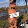 Inflatable Costume Trex Dinosaur Costumes Halloween Costume Fancy Dress for Adult (FREE EXPRESS SHIPPING) Image 4