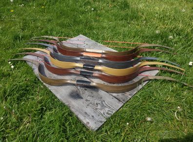 Archery Bow, Recurve 49" Horsebow, Left/Right hand (18-24 LBS) +3x arrows