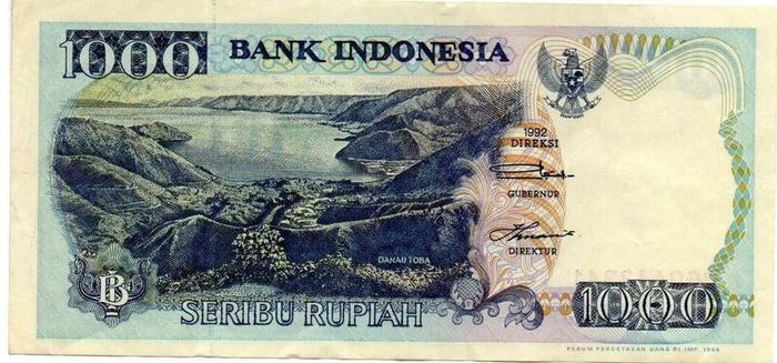 Indonesia 1000 Rupiah 1992