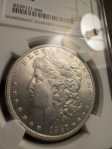 USA 1887 Morgan Dollar MS 63