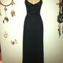Absolutely Stunning Black Sequin Backless Maxi Dress by Morgan and Co. size 8-10 Image 2