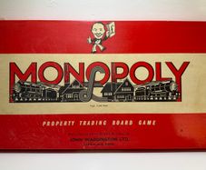 Waddingtons Monopoly c.1957-59 COMPLETE - Original 1950s Vintage Set + Factory Slips