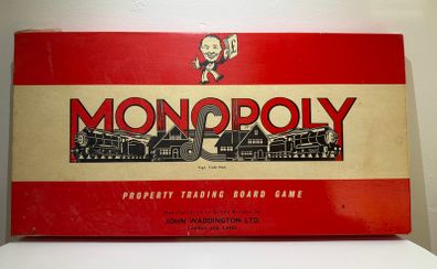 Waddingtons Monopoly c.1957-59 COMPLETE - Original 1950s Vintage Set + Factory Slips