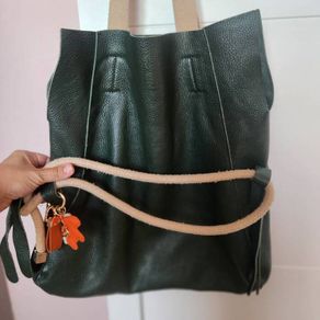 leather tote