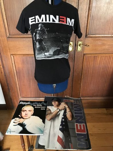 Eminem pre-loved T-shirt, Book, VHS and Calendar