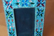 small picture frame (sparkly design)