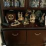 Clock, figures, Display Cabinet Image 3