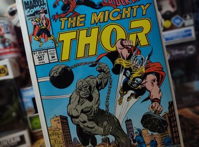 The Mighty Thor ! Issue #447 ! by Tom DeFalco ! First Printing ! 1992 ! by Marvel !