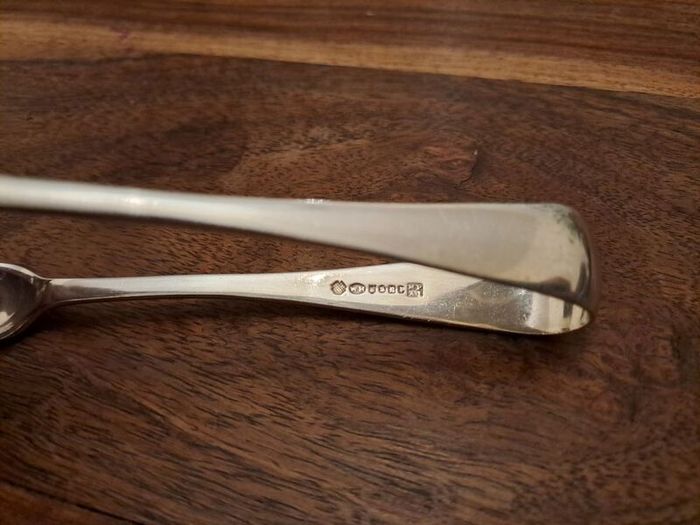 Silver-plated Sugar tongs